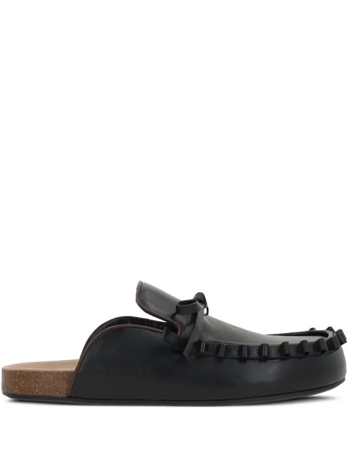 Henrik Vibskov Boutique Mens Ruffle Loafer 8211 Black Men Shoes