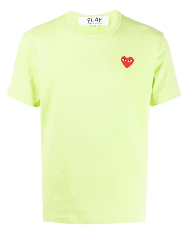 Henrik Vibskov Boutique Mens Short Sleeve Tee Red Heart 8211 Green Men Tops