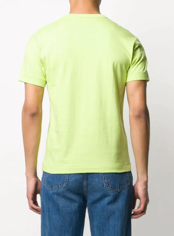 Henrik Vibskov Boutique Mens Short Sleeve Tee Red Heart 8211 Green Men Tops