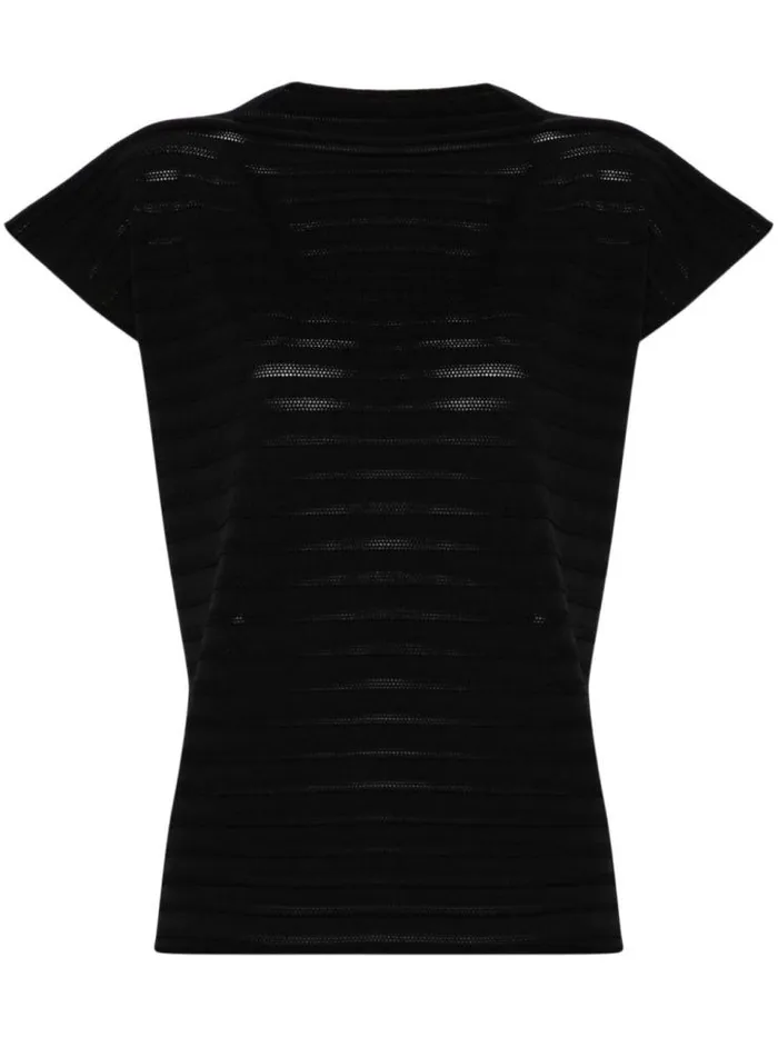 Henrik Vibskov Boutique Mesh Knit 8211 Black Women Tops