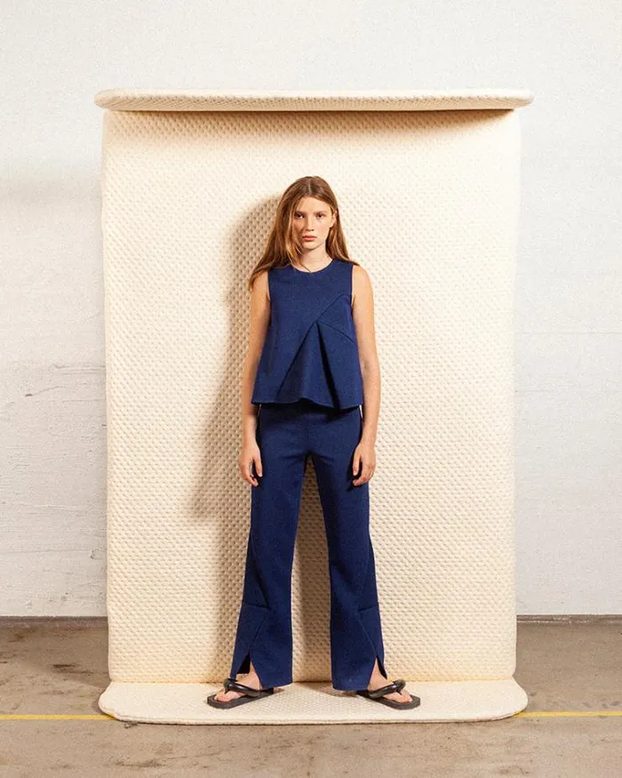 Henrik Vibskov Boutique Morning Blouse 8211 Blue Women Tops