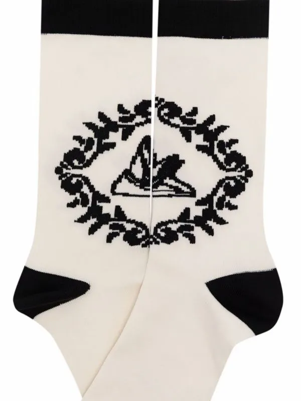 Henrik Vibskov Boutique Napkin Socks Femme 8211 White Napkin Women Socks