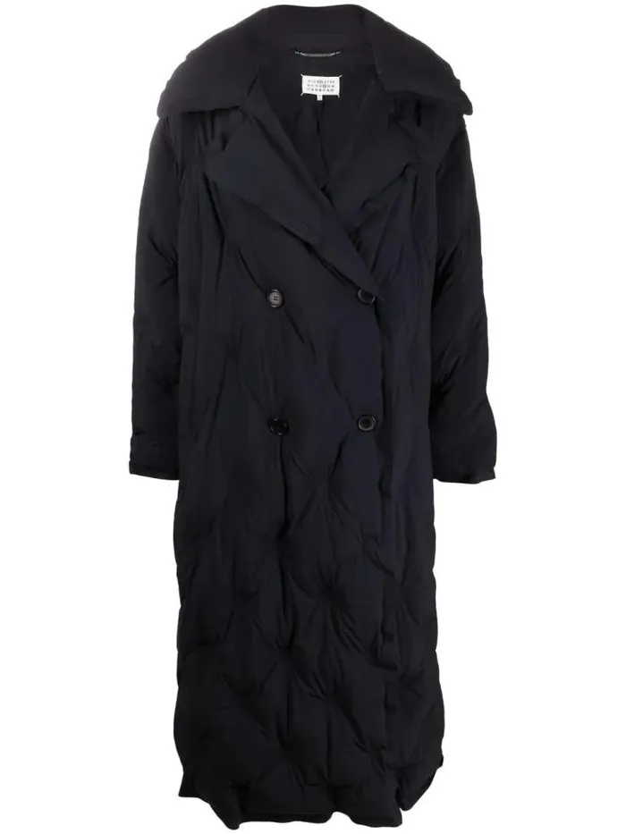 Henrik Vibskov Boutique Quilted Coat 8211 Black Women Jackets and Coats