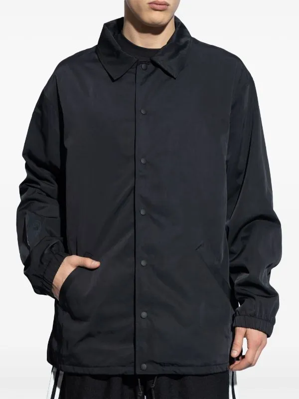 Henrik Vibskov Boutique Real Madrid Coach Jacket 8211 Black Men Jackets and Coats
