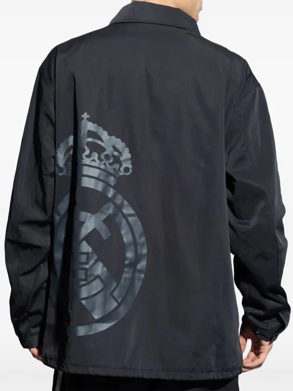 Henrik Vibskov Boutique Real Madrid Coach Jacket 8211 Black Men Jackets and Coats