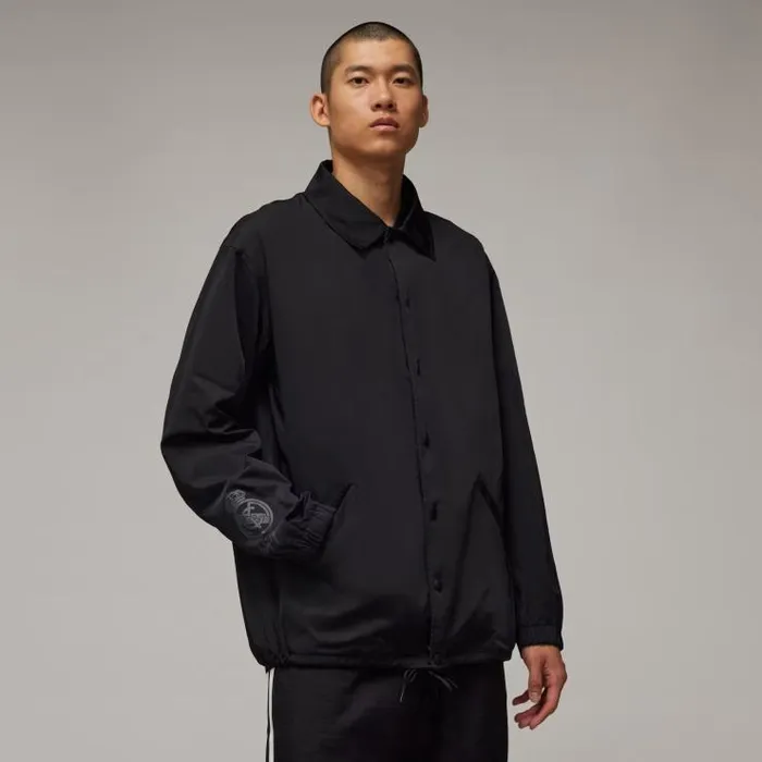 Henrik Vibskov Boutique Real Madrid Coach Jacket 8211 Black Men Jackets and Coats