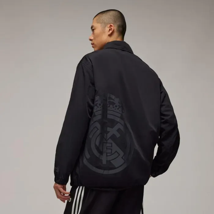 Henrik Vibskov Boutique Real Madrid Coach Jacket 8211 Black Men Jackets and Coats