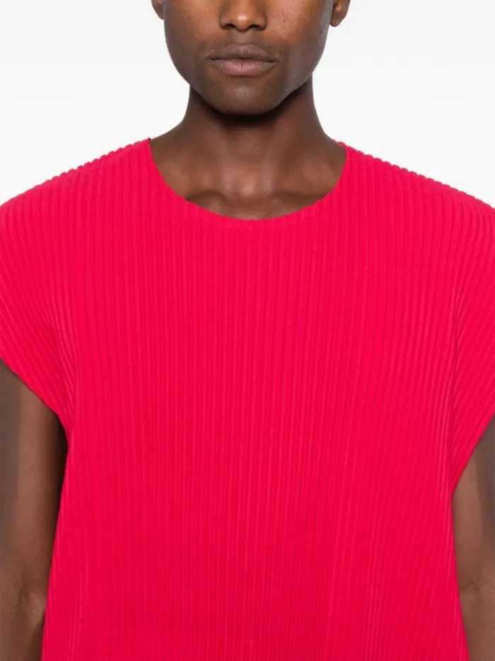 Henrik Vibskov Boutique Rectangle TShirt 8211 Cherry Red Men Tops
