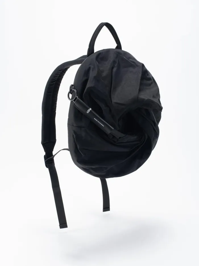 Henrik Vibskov Boutique SS25 Adria Smooth 8211 Black Men Backpacks