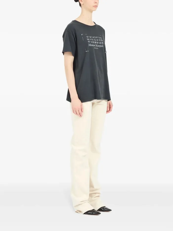 Henrik Vibskov Boutique SS25 AVP MM Numbers TShirt 8211 Black Women Tops