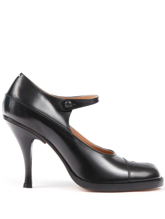 Henrik Vibskov Boutique Tabi Heels 8211 Patent Black Women Shoes