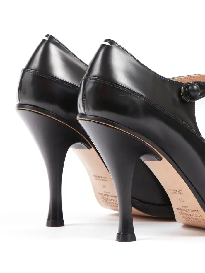 Henrik Vibskov Boutique Tabi Heels 8211 Patent Black Women Shoes