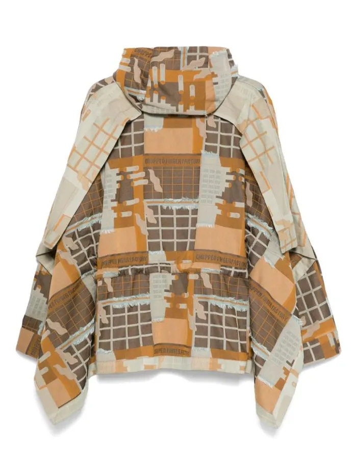 Henrik Vibskov Boutique Uncut Short Parka 8211 Spice Finger Factory Men Jackets and Coats