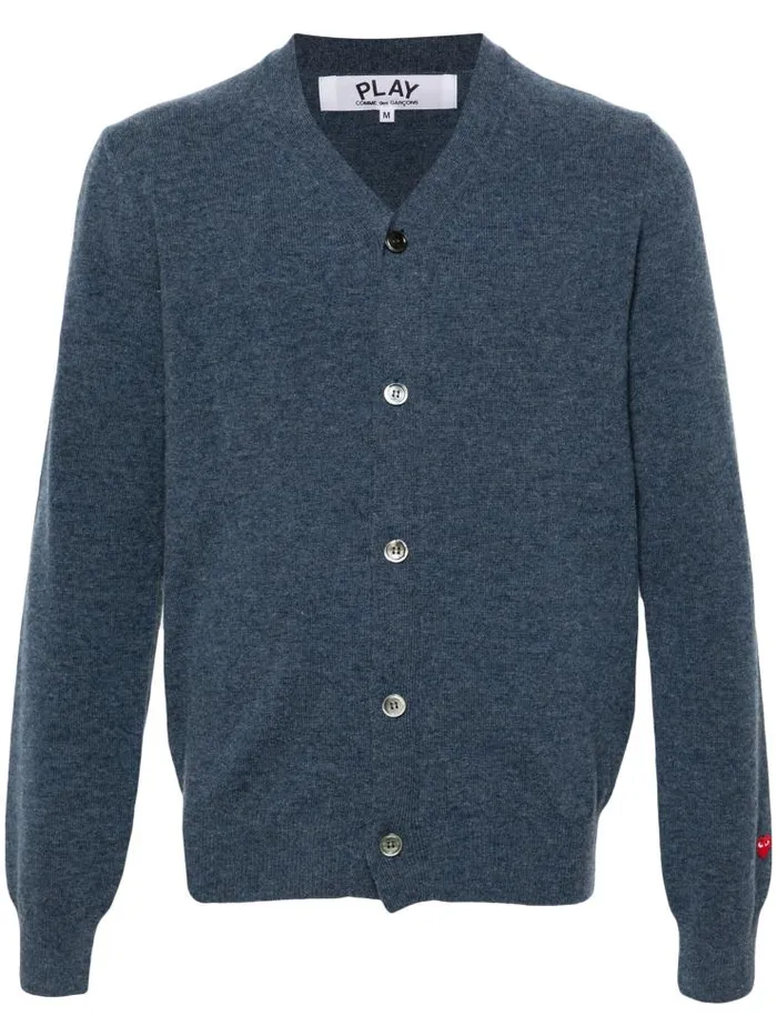 Henrik Vibskov Boutique Unisex Knit Cardigan 8211 Navy Men Knitwear