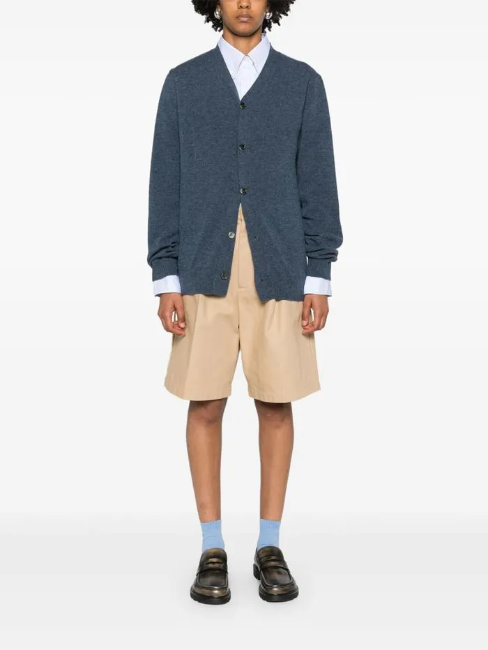 Henrik Vibskov Boutique Unisex Knit Cardigan 8211 Navy Men Knitwear