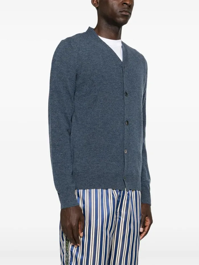 Henrik Vibskov Boutique Unisex Knit Cardigan 8211 Navy Men Knitwear