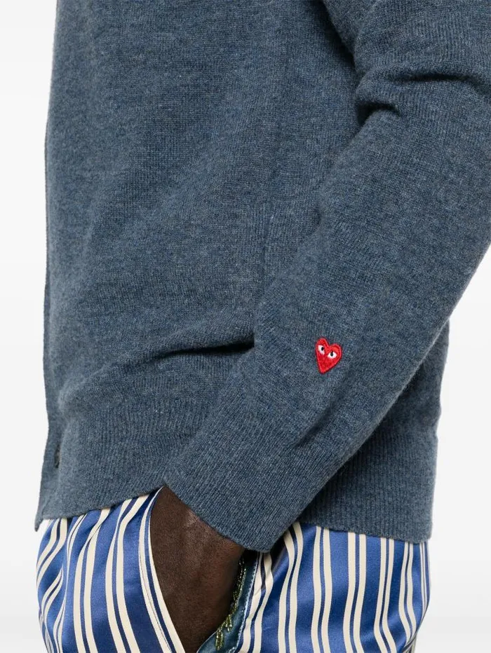 Henrik Vibskov Boutique Unisex Knit Cardigan 8211 Navy Men Knitwear