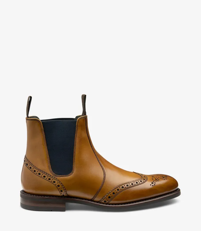 Hoskins Tan Men Boots Loake