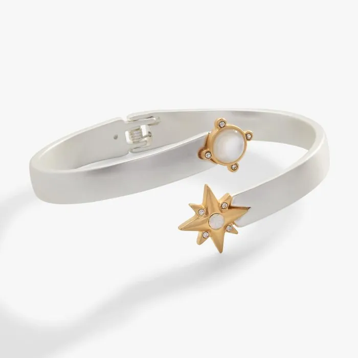 Iconic Women Alex And Ani Festival Celestial Hinge Bracelet Two Tone