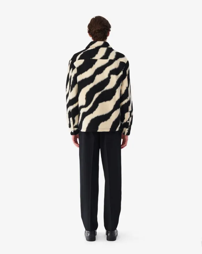 Jackets and Coats Men IRO KHLEEF ZEBRAPATTERNED OVERSHIRT
