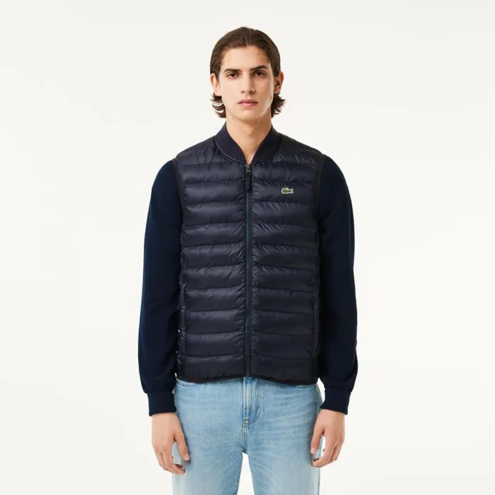 Jackets and Coats Men Lacoste Men039s WaterRepellent Puffer Vest Abysm Blue Hde Jackets and Coats Men Lacoste Men039s WaterRepellent Puffer Vest Abysm Blue Hde