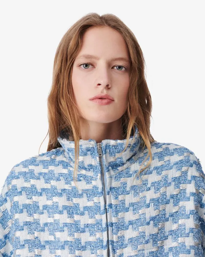 Jackets and Coats Women IRO TINAT LONG LUREX TWEED JACKET