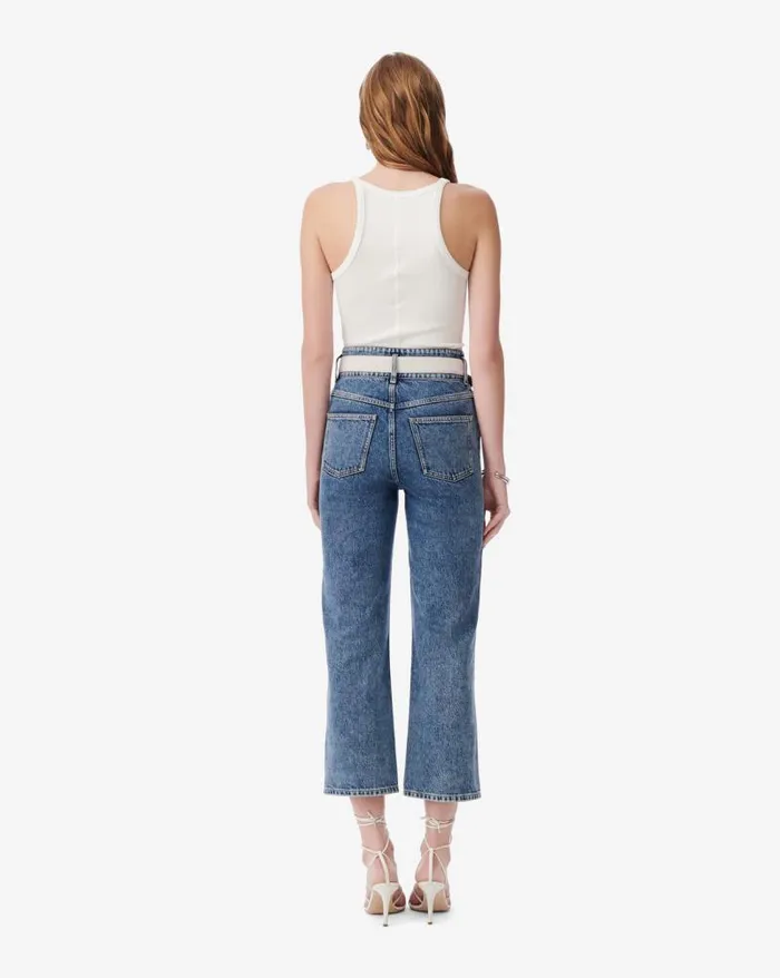 Jeans Women IRO HANIFI CROPPED CUTOUT JEANS