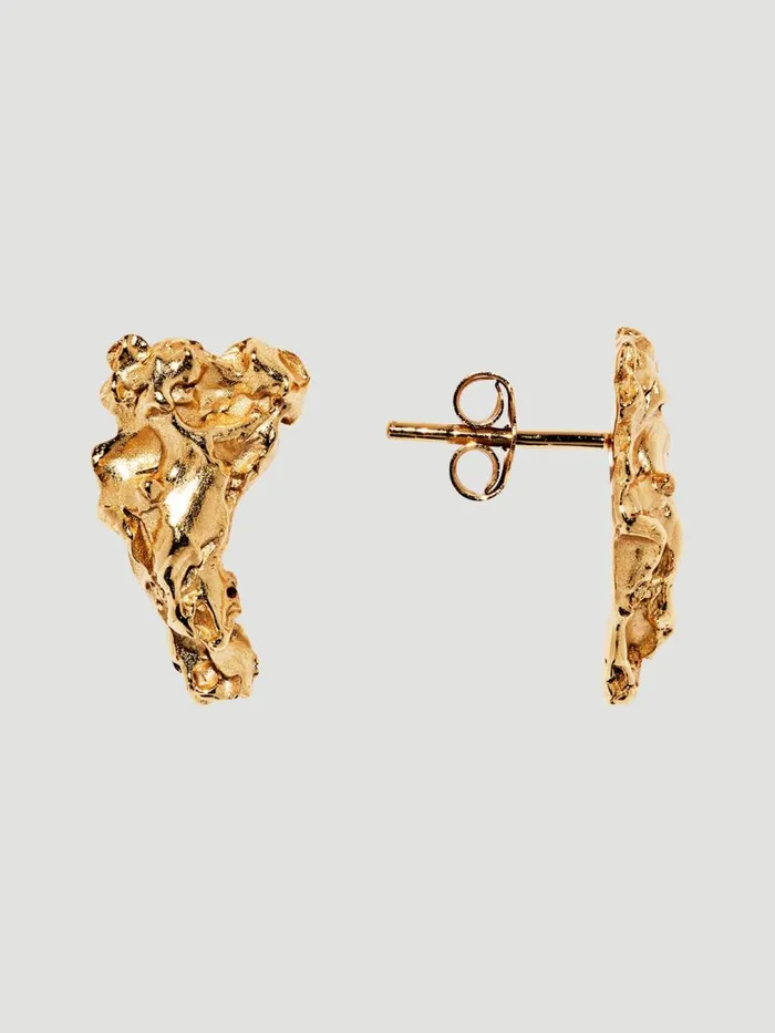 Jewellery WomenMen Holzweiler Vera Gold Earring Gold Plated
