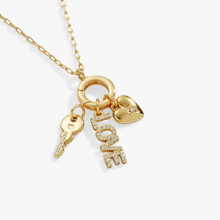Jewelry Sets Women Alex And Ani Love Mix Match Charm Necklace Gold