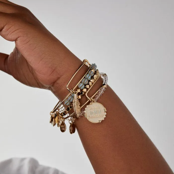 Jewelry Sets Women Alex And Ani Say Yes To New Adventures Bangle Set Of 5 Gold