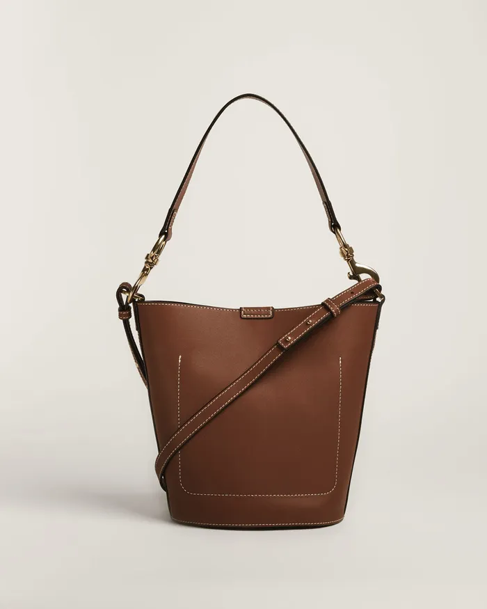 Jigsaw Bags and Clutches Women Kenton Bucket Bag Veg Leather Brown