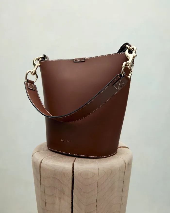 Jigsaw Bags and Clutches Women Kenton Bucket Bag Veg Leather Cream