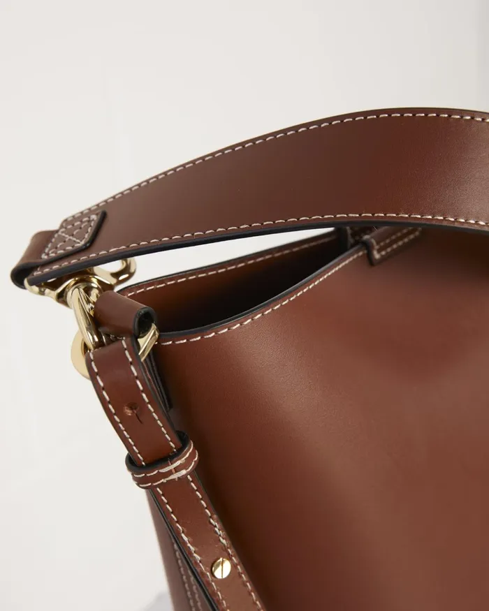 Jigsaw Bags and Clutches Women Kenton Bucket Bag Veg Leather Cream