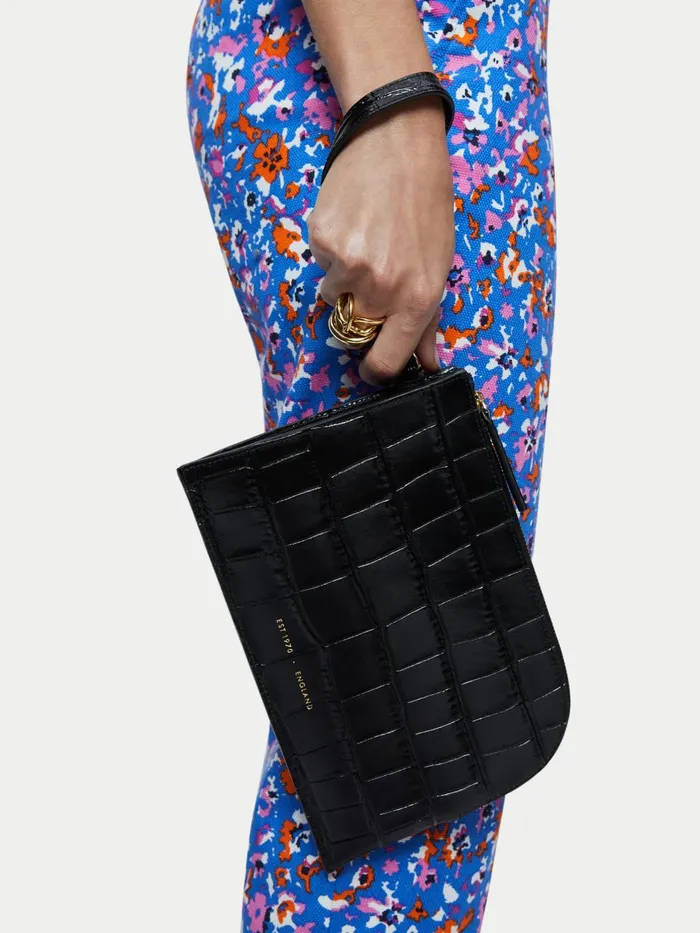 Jigsaw Bags and Clutches Women Sophia Rounded Pouch Black