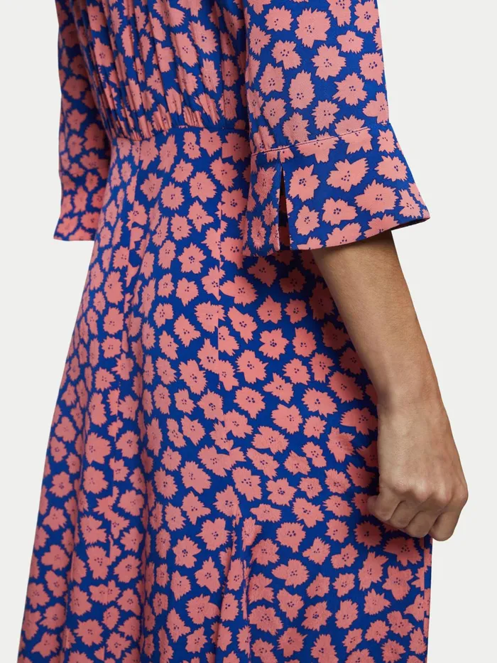 Jigsaw Dresses and Jumpsuits Women Cloud Floral Shirt Dress Blue