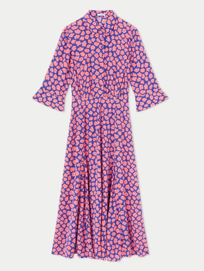 Jigsaw Dresses and Jumpsuits Women Cloud Floral Shirt Dress Blue