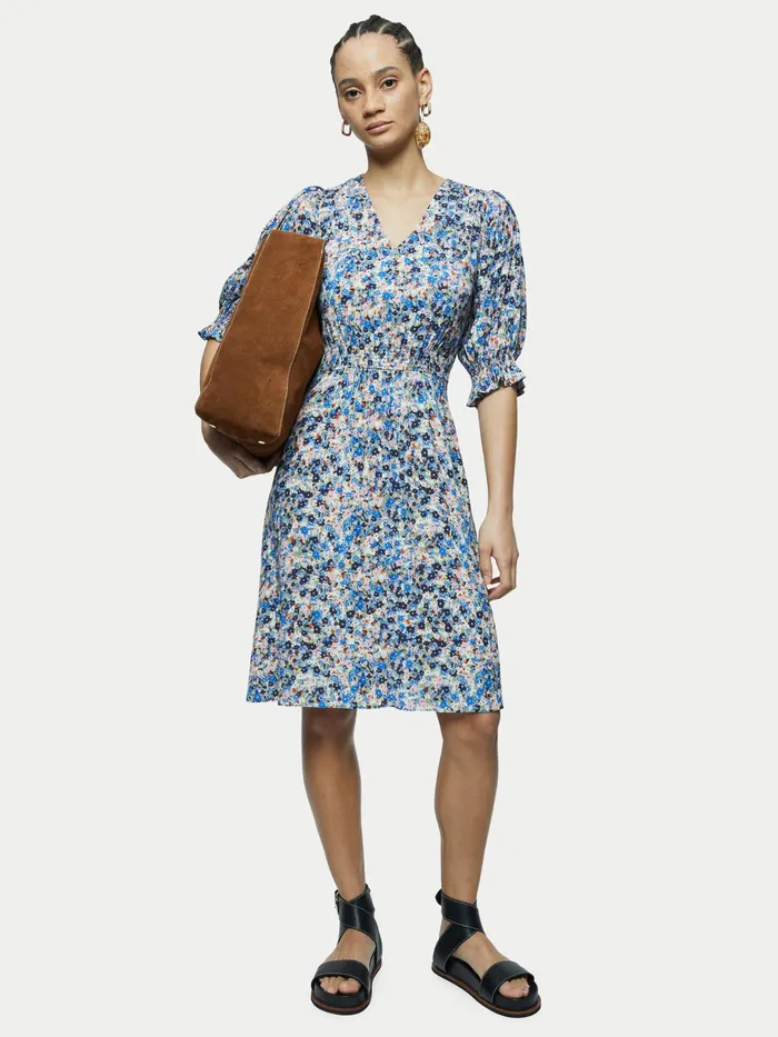 Jigsaw Dresses and Jumpsuits Women Rainbow Floral Tea Dress Multi