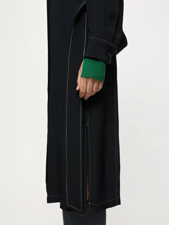 Jigsaw Dresses and Jumpsuits Women Soft Belted Shirt Dress Black