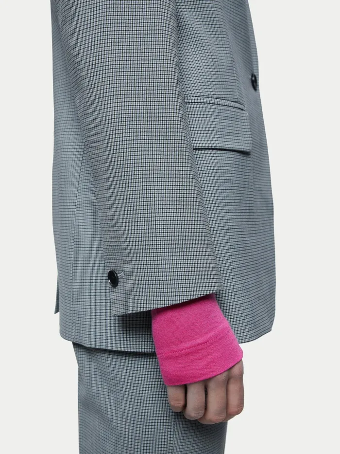 Jigsaw Jackets Women Knox Puppytooth Blazer Blue