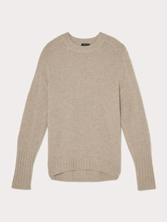 Jigsaw Knitwear and Cashmere Women Cashmere Boyfriend Jumper Cream