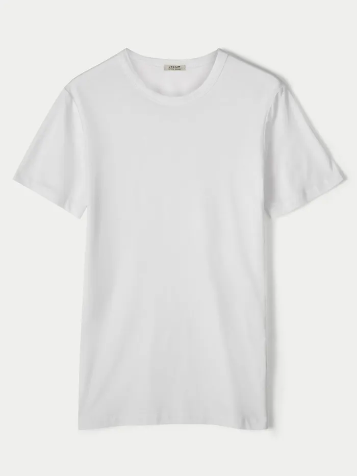 Jigsaw Tshirts Women Sueded Jersey Short Sleeve Tee White