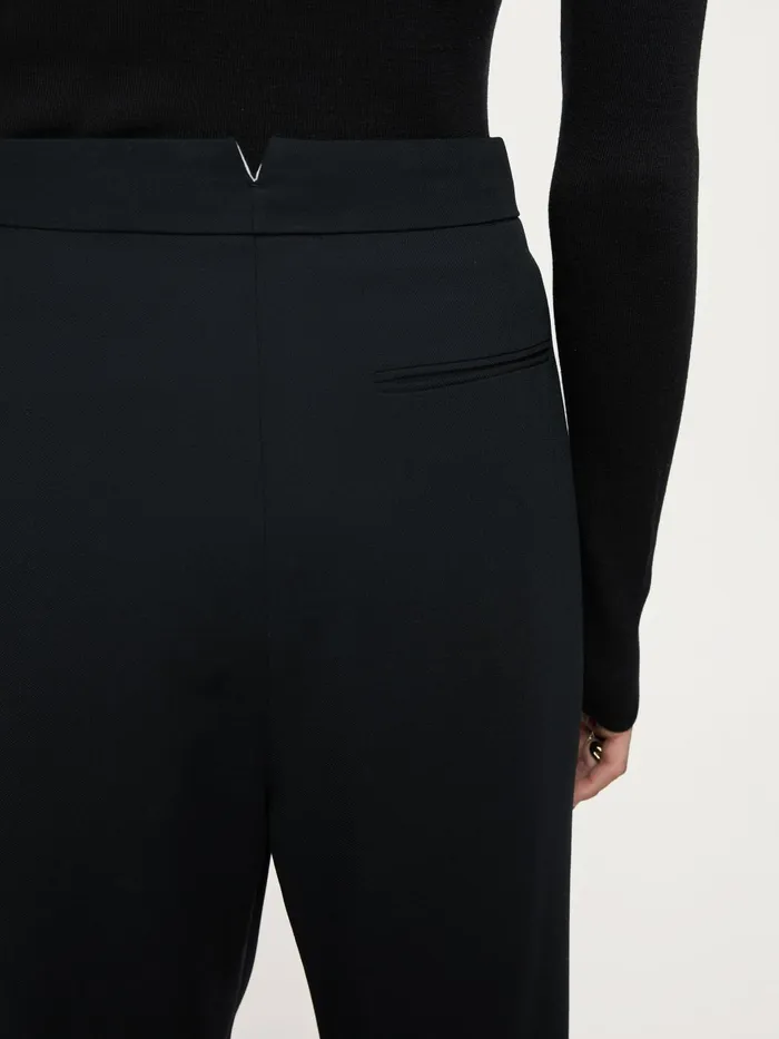 Jigsaw Trousers Women Chaplin Fluid Twill Trouser Black