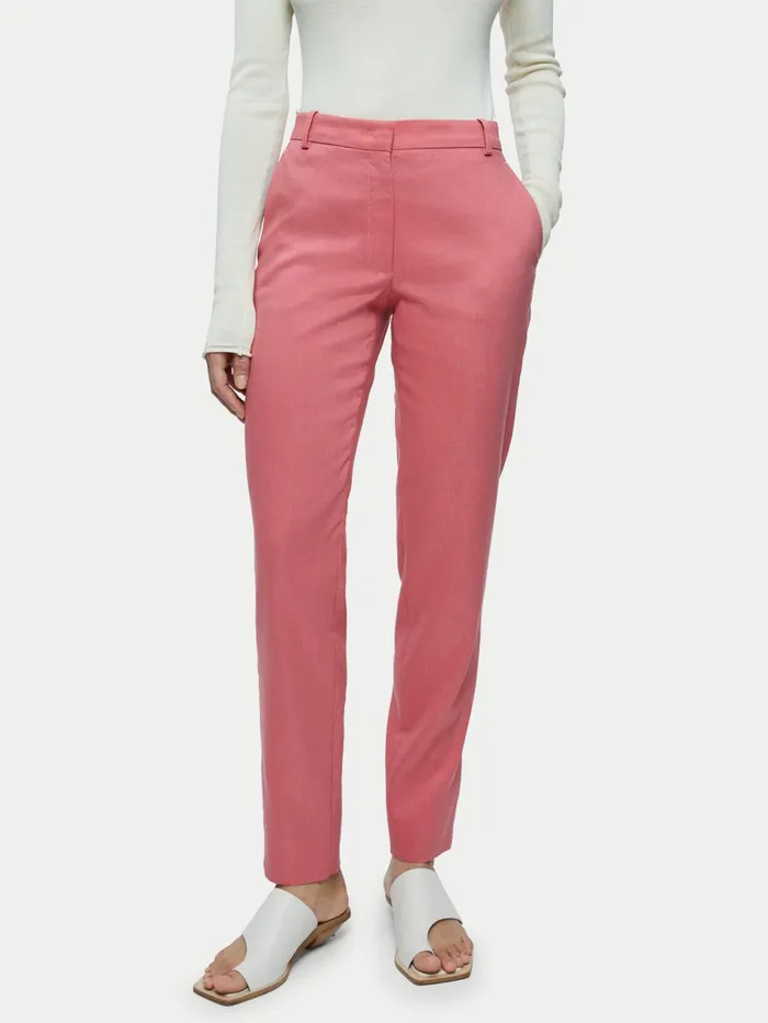 Jigsaw Trousers Women Palmer Portofino Trouser Pink