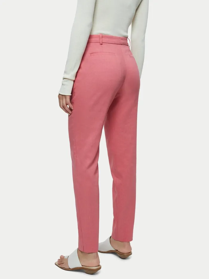 Jigsaw Trousers Women Palmer Portofino Trouser Pink