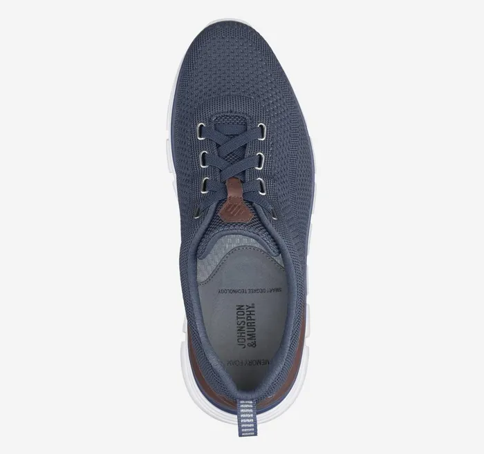 Johnston and Murphy Amherst Lug Knit UThroat Navy Knit Men LaceUps Johnston and Murphy Amherst Lug Knit UThroat Navy Knit Men LaceUps