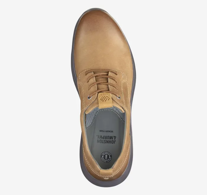 Johnston and Murphy Amherst Plain Toe Tan Oiled Full Grain Men Sneakers Johnston and Murphy Amherst Plain Toe Tan Oiled Full Grain Men Sneakers
