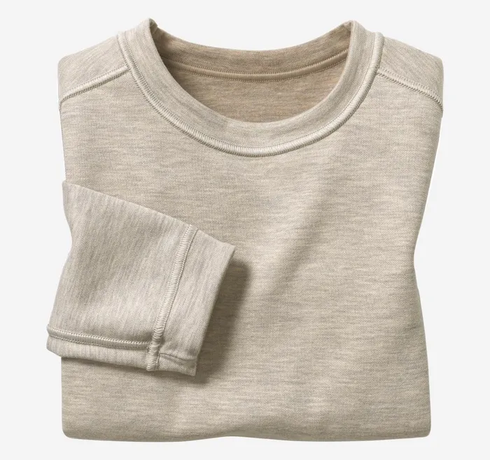 Johnston and Murphy Boys Reversible Solid Crewneck Oatmeallight Gray Boys Sweaters and Knits Johnston and Murphy Boys Reversible Solid Crewneck Oatmeallight Gray Boys Sweaters and Knits