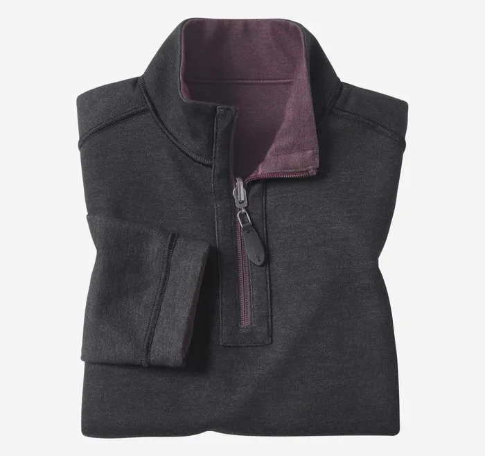 Johnston and Murphy Boys Reversible Solid Quarter Zip Burgundycharcoal Boys Sweaters and Knits Johnston and Murphy Boys Reversible Solid Quarter Zip Burgundycharcoal Boys Sweaters and Knits