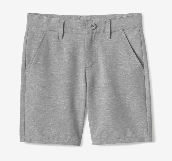 Johnston and Murphy Boys XC4 Performance Shorts Light Gray Boys Shorts