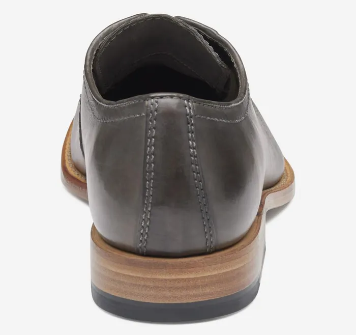Johnston and Murphy Dudley Plain Toe Dark Gray Dipdyed Calfskin Men Dress Classics Johnston and Murphy Dudley Plain Toe Dark Gray Dipdyed Calfskin Men Dress Classics